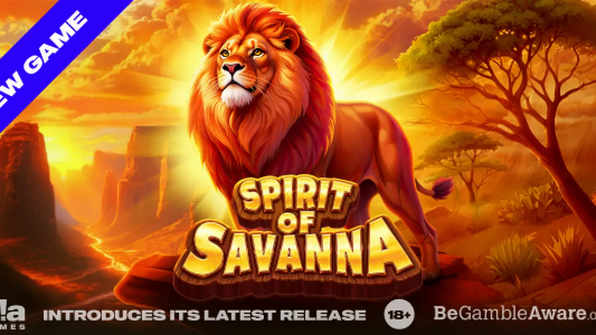 Pemandangan alam liar savana yang megah dalam permainan slot Spirit of Savanna